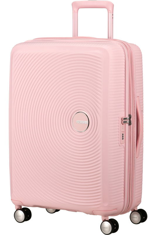 American Tourister Soundbox 67cm Růžový Pastel Pink rozšiřitelný
