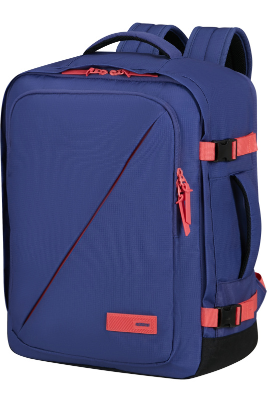 American Tourister TAKE2CABIN Batoh M 45cm Fialový Dusk Purple/Sunset Coral 38L