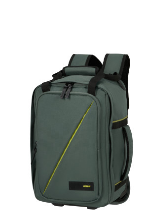 American Tourister TAKE2CABIN Batoh na kolečkách 40cm Zelený Dark Forest 20L