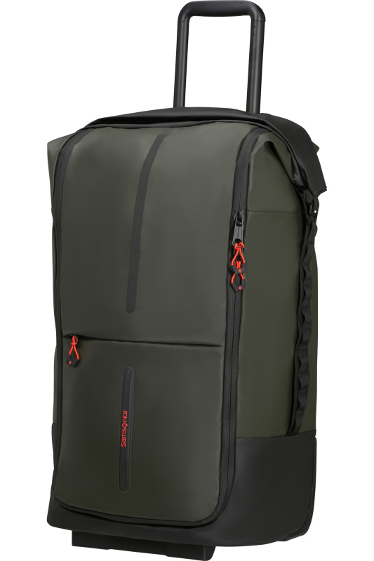 Samsonite ECODIVER Rozšiřovatelná cestovní taška na kolečkách 4v1 Zelená Climbing Ivy