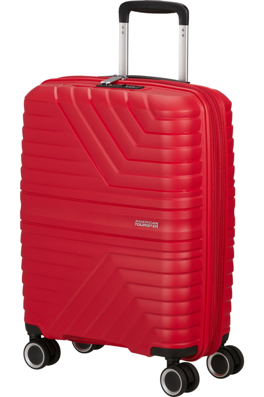 American Tourister Flytwist 55cm Spinner Červený True Red rozšiřitelný