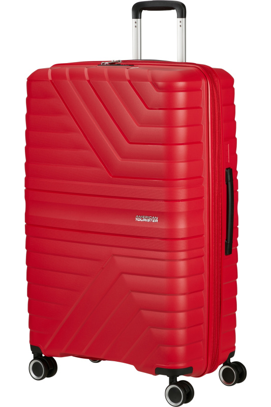 American Tourister Flytwist 78cm Spinner Červený True Red rozšiřitelný