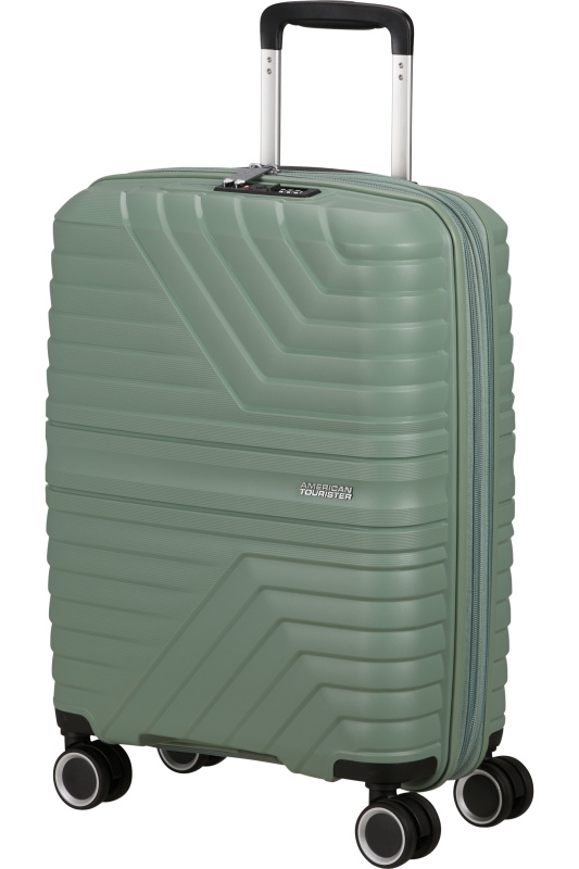 American Tourister Flytwist 55cm Spinner Zelený Botanic Green rozšiřitelný