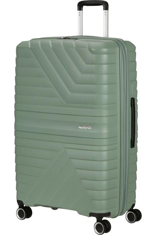 American Tourister Flytwist 78cm Spinner Zelený Botanic Green rozšiřitelný