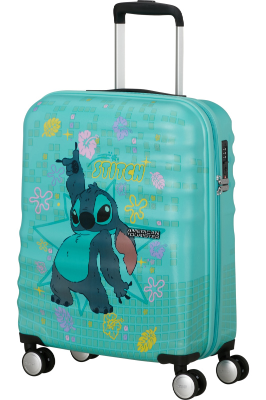 American Tourister WAVEBREAKER DISNEY Spinner 55cm  Stitch Flower