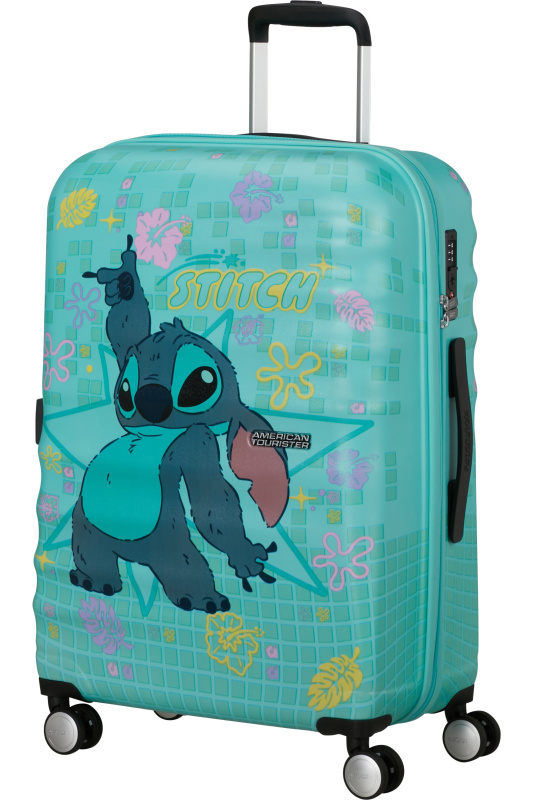 American Tourister WAVEBREAKER DISNEY Spinner 67cm Stitch Flower