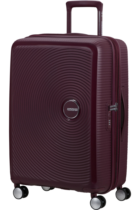 American Tourister Soundbox 67cm Vínová Wild Cherry rozšiřitelný