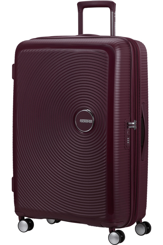 American Tourister Soundbox 77cm Vínová Wild Cherry rozšiřitelný