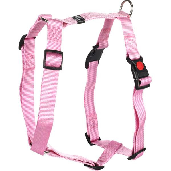 Postroj nylon Ziggi růžový L 2,5x60-85 cm Flamingo