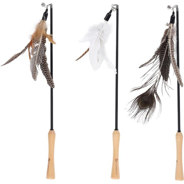 Hračka cat vábnička Tyra Flamingo 1 ks