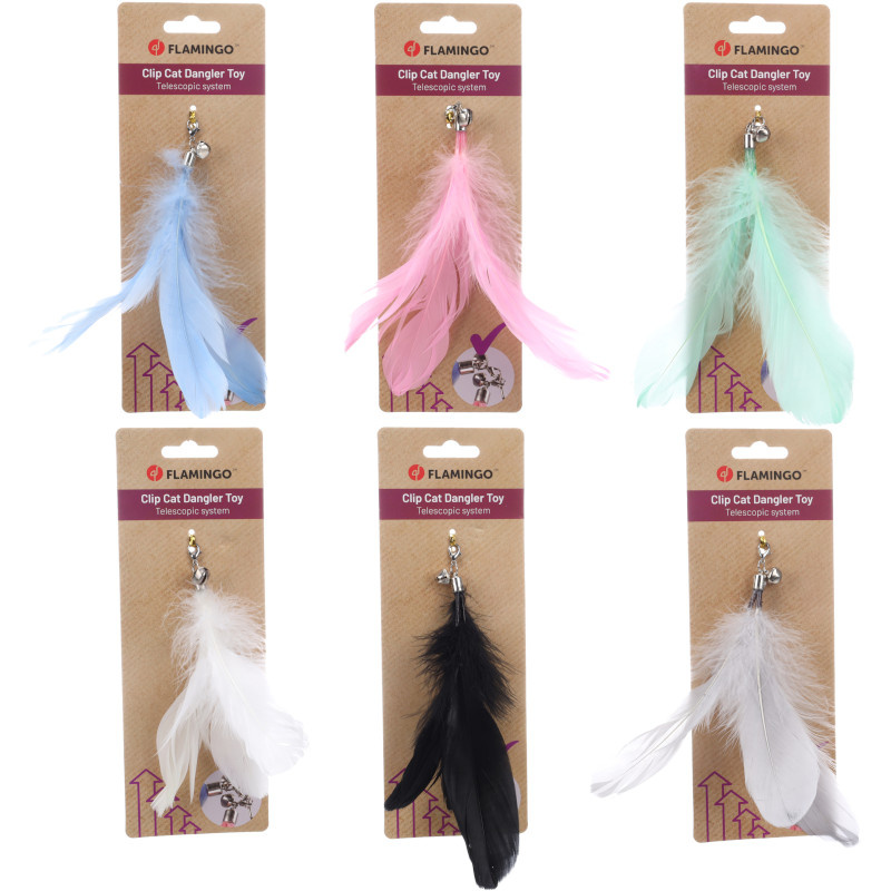 Hračka cat Clu doplňky k vábničkám Flamingo 1 ks