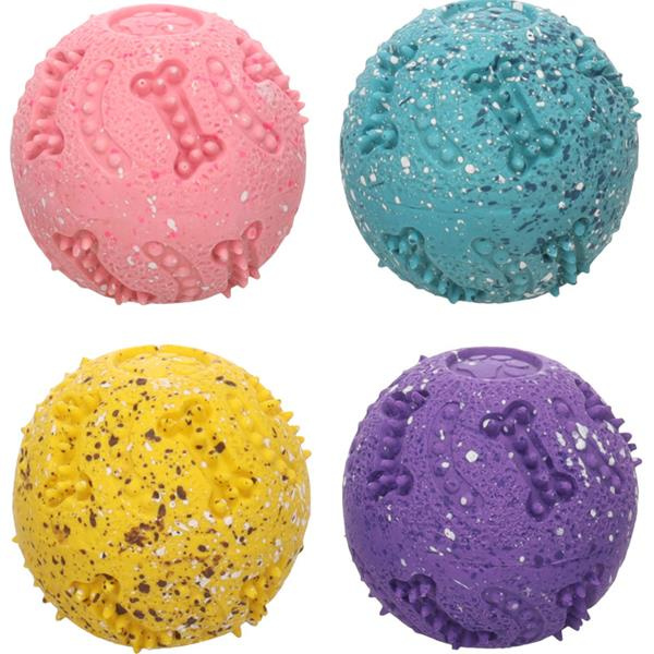 Hračka latex Freckles míček 6cm mix barev Flamingo 1ks/6cm