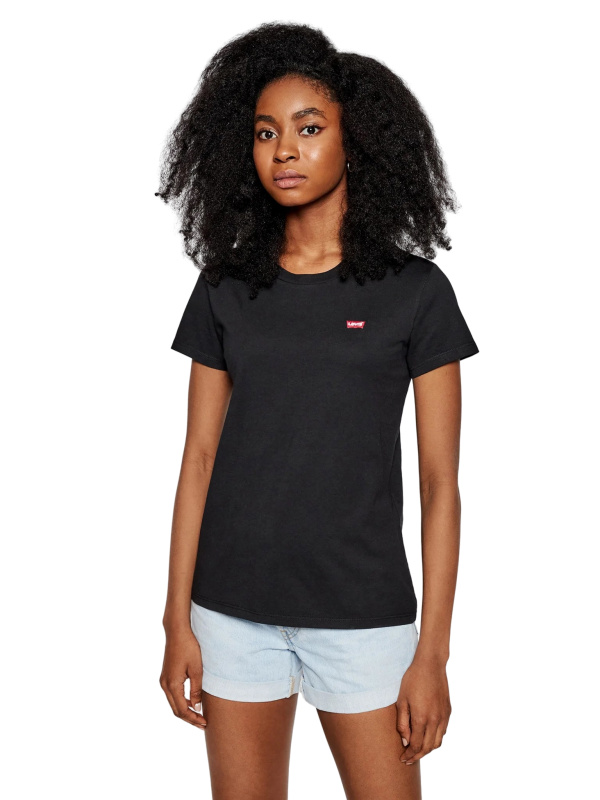 Dámské tričko k.r. LEVI'S černé-XL