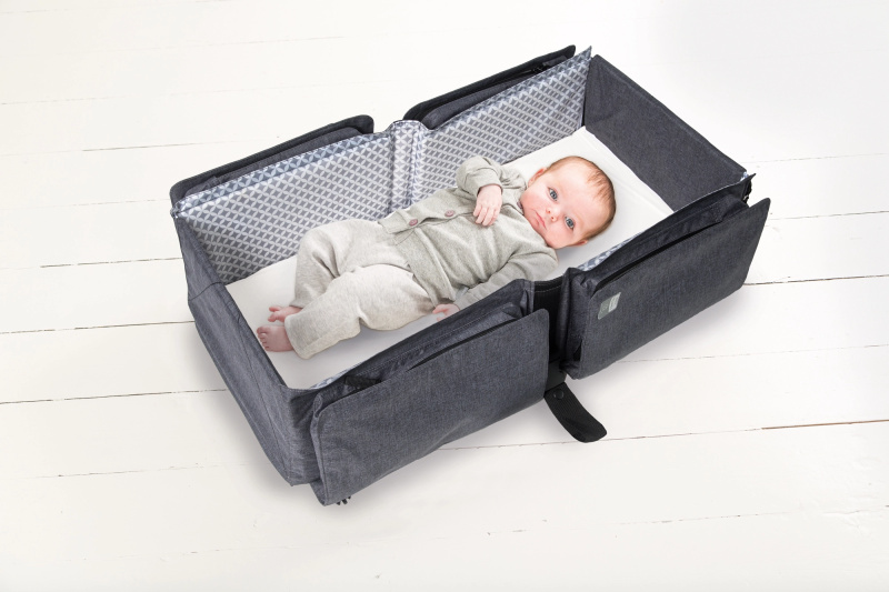 Doomoo BASICS Baby travel a přenosná taška šedá