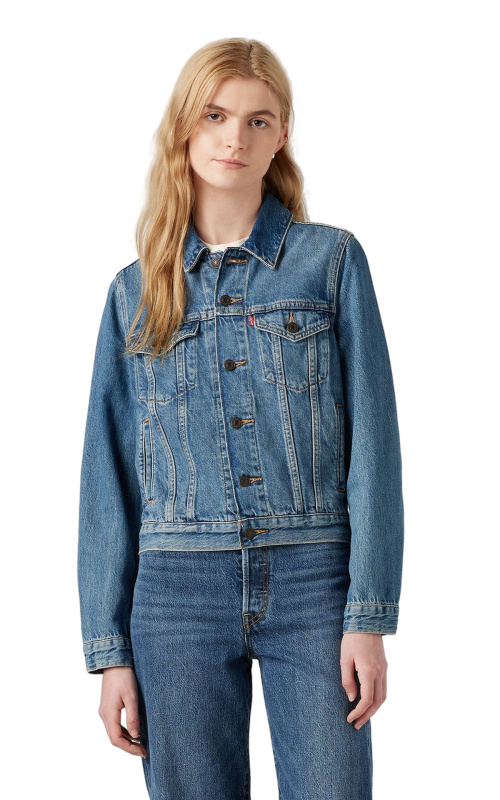 Dámská džínová bunda LEVI'S modrá-XS