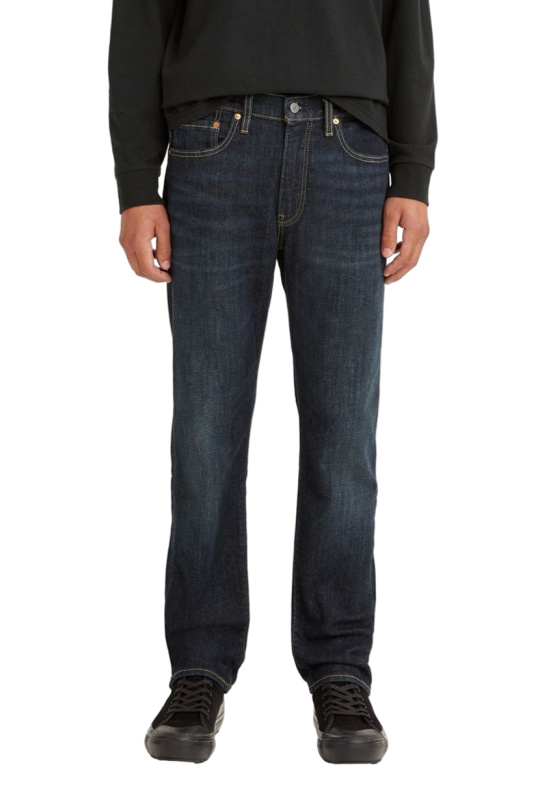 Pánské džíny LEVI'S 502 tmavě modré-seprané-30/30