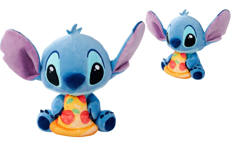 plyšový disney stitch s pizzou 25 cm