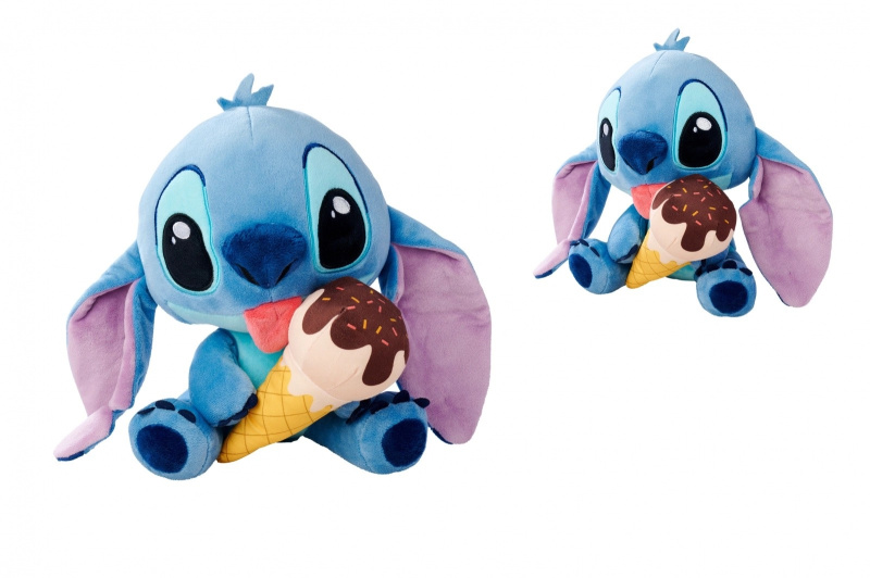 Plyšový STITCH s kornoutem zmrzliny 25 cm