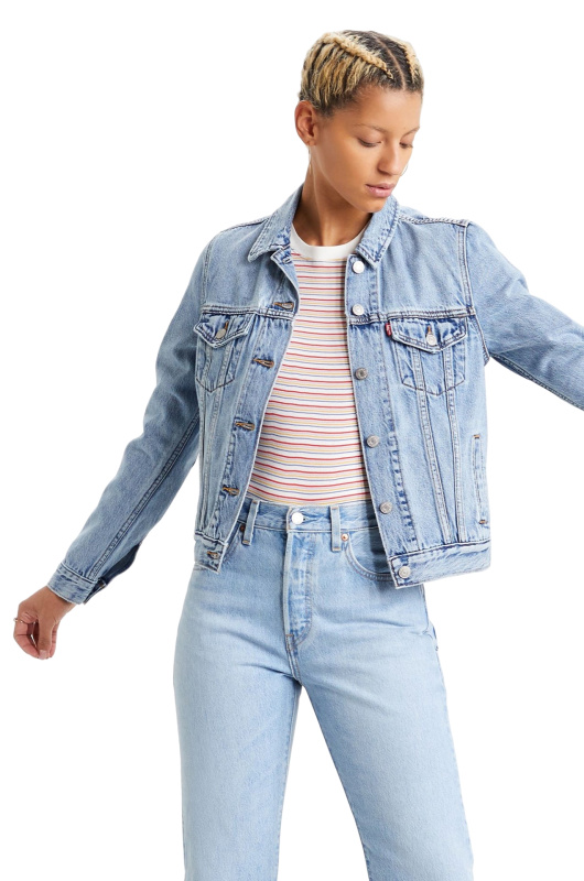 Dámská džínová bunda LEVI'S modrá-L