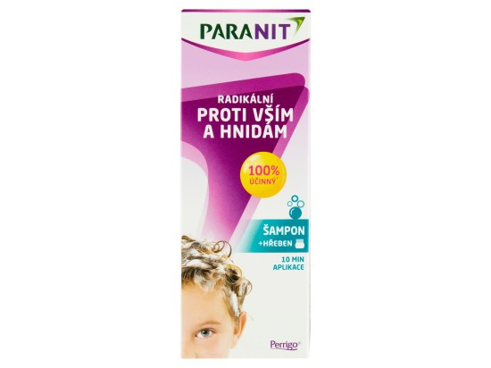 PARANIT šampon 200ml hřeben ošetřující