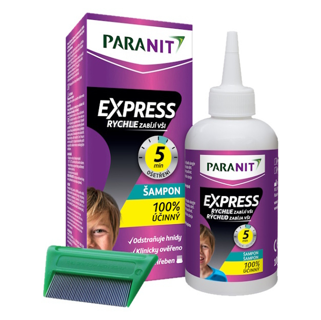Paranit Express Šampon 100ml+hřeben