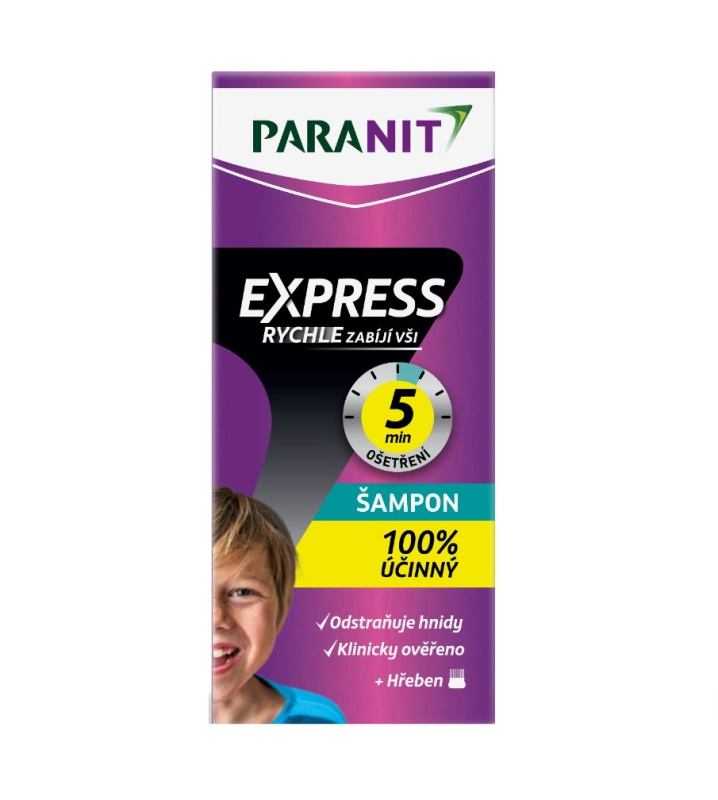 Paranit Express Šampon 100ml+hřeben