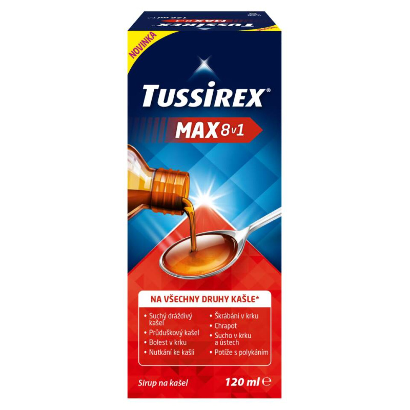TUSSIREX Max 8v1 sirup 120 ml