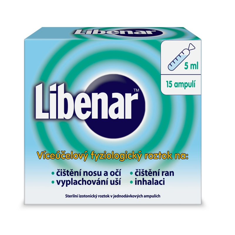 Libenar víceúčelový fyziologický roztok 15x5ml