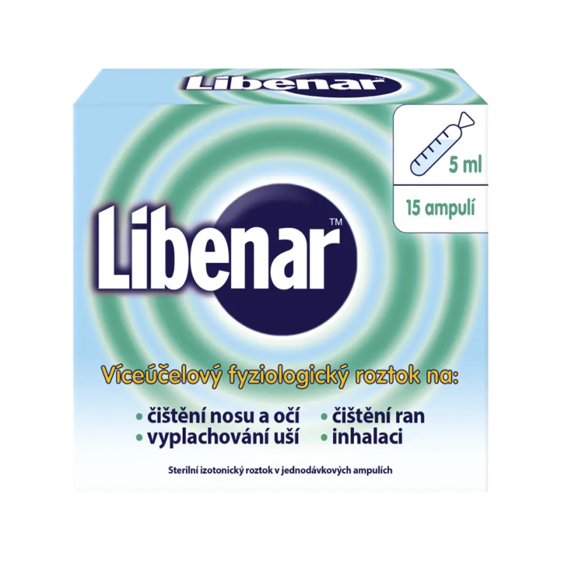 Libenar víceúčelový fyziologický roztok 15x5ml