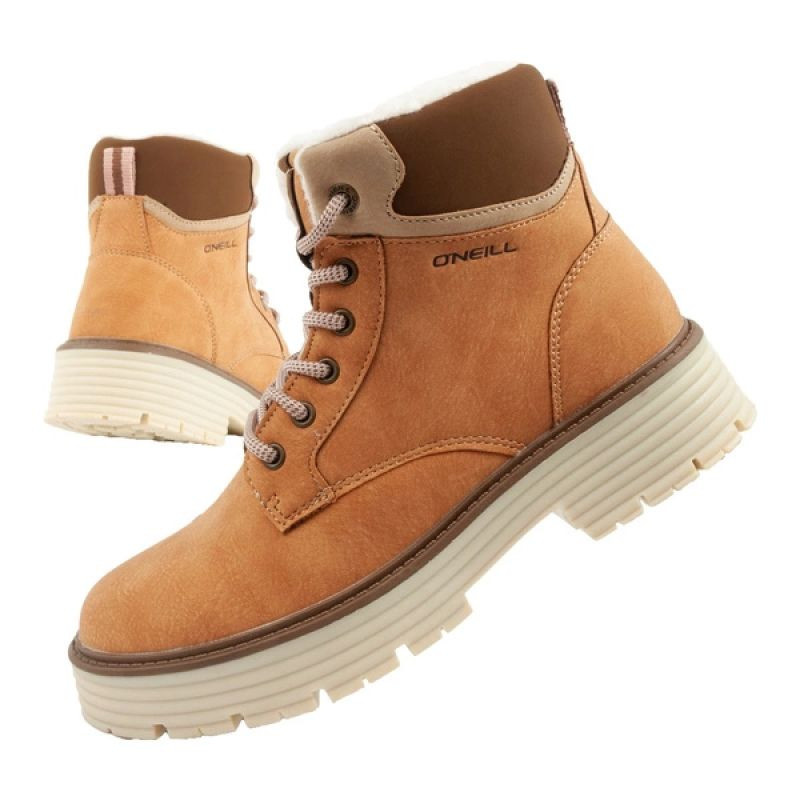 Boty O'neill winter trappers dámské kotníkové boty zateplené módní hnědé dámské 37