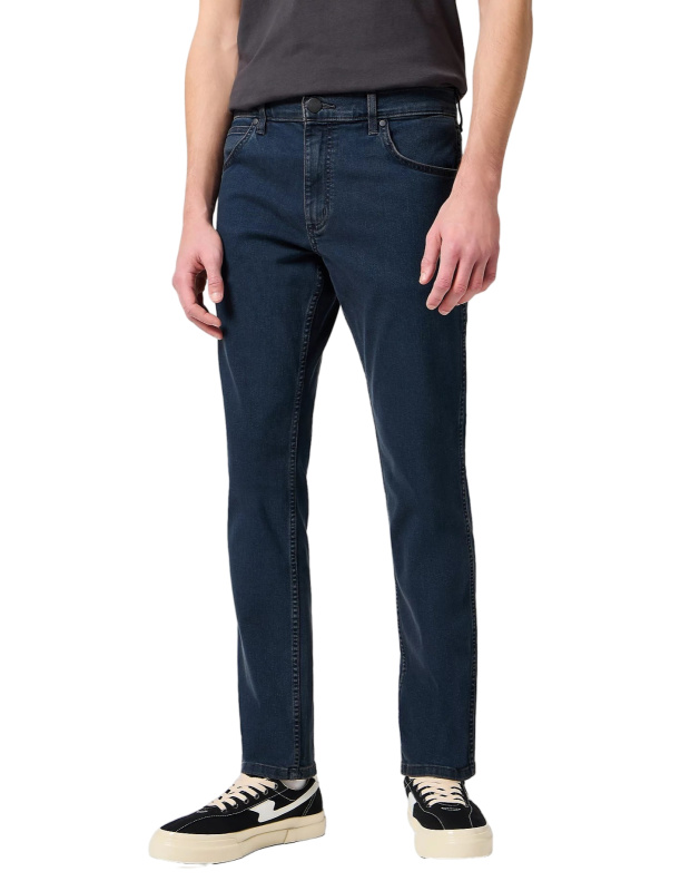 Pánské džíny WRANGLER Greensboro tmavě modré-seprané-31/32