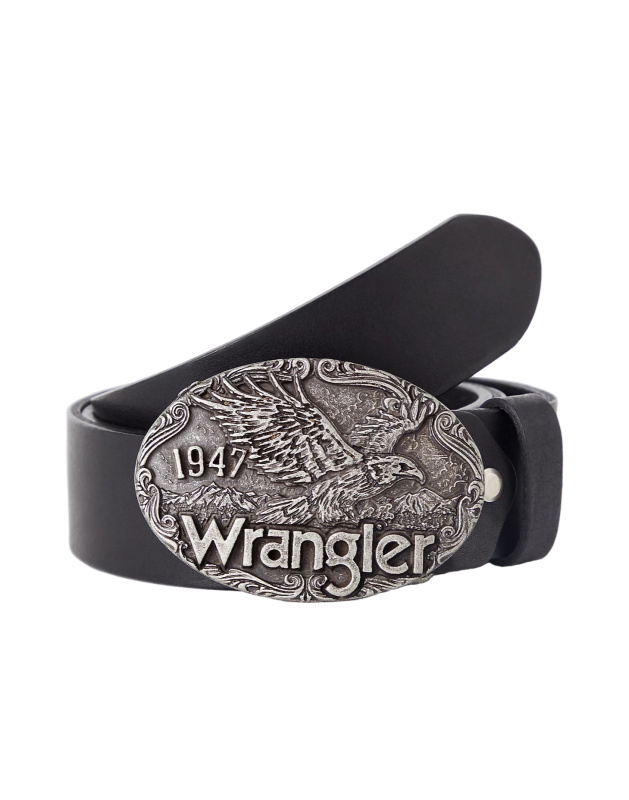 Pánský pásek WRANGLER černý-110