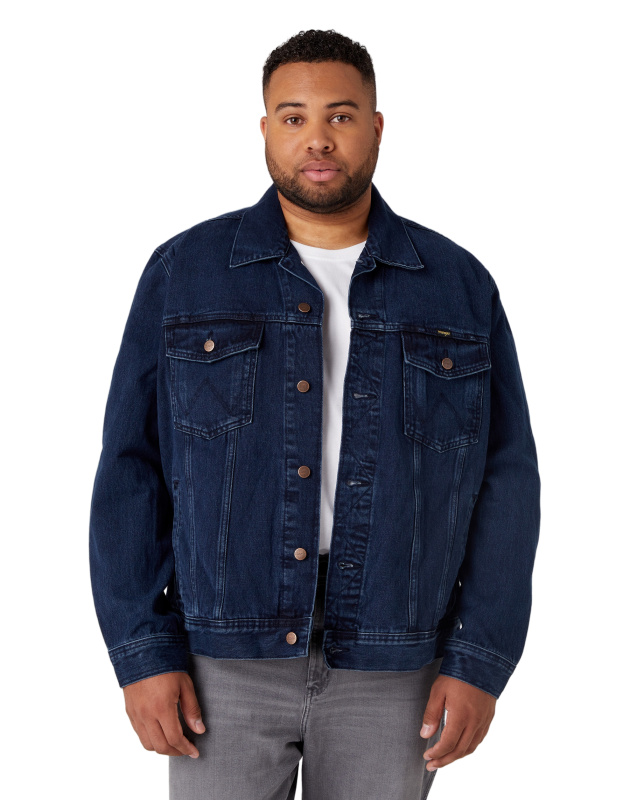 112146047 Authentic Jacket Coalblue Stone Pánská bunda jeans-XXL