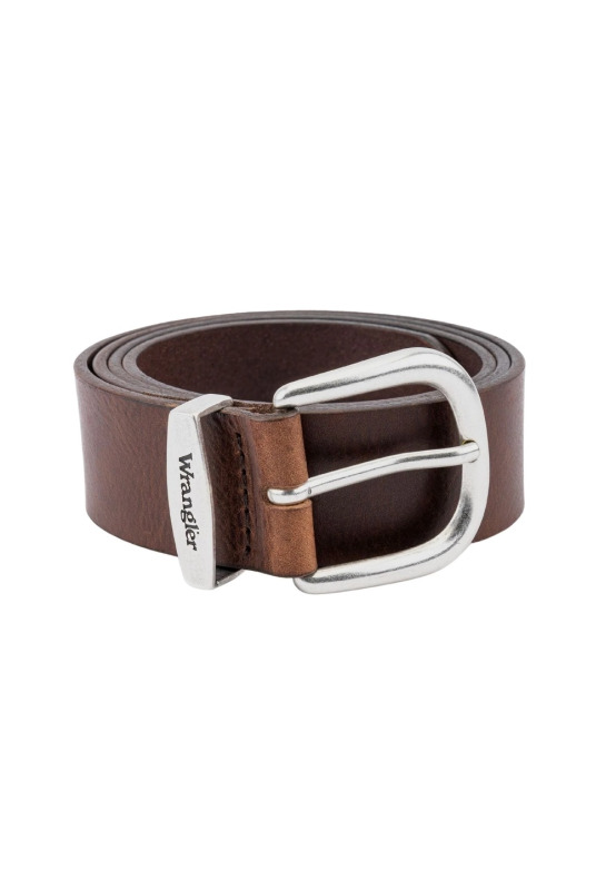 Opasek WRANGLER EASY BELT BROWN 112352692 Velikost: 100 cm