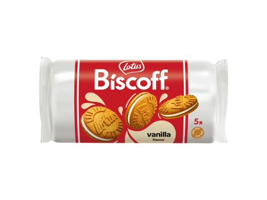 LOTUS BISCOFF Sušenky plněné krémem s vanilkovou příchutí 50 g