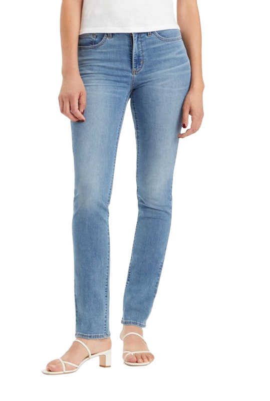 Dámské džíny LEVI'S 312 slim světle modré-seprané - 30/30