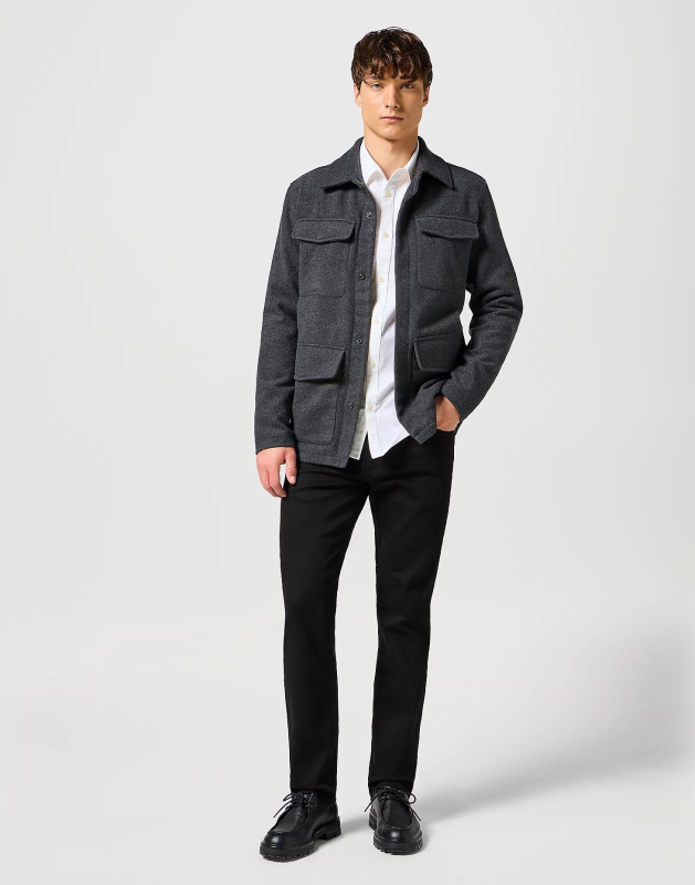 Pánské džíny  WRANGLER Greensboro černé - 32/32