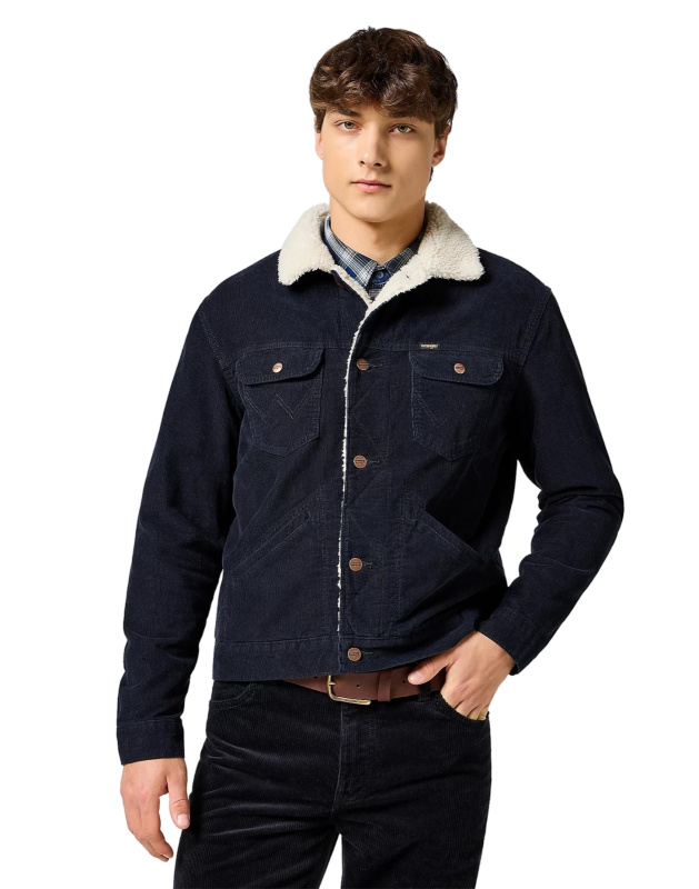Pánská podzimní bunda WRANGLER Sherpa černá-M