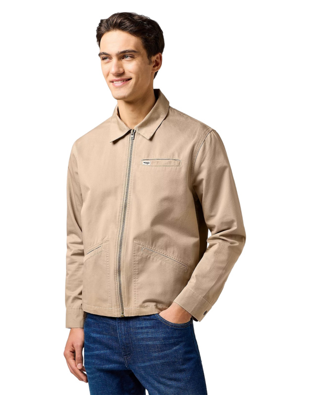 Pánská bunda WRANGLER Rodeo Utility béžová-M