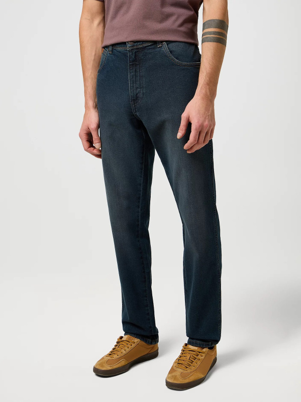 Pánské džíny WRANGLER Texas tmavě modré-seprané - 38/30