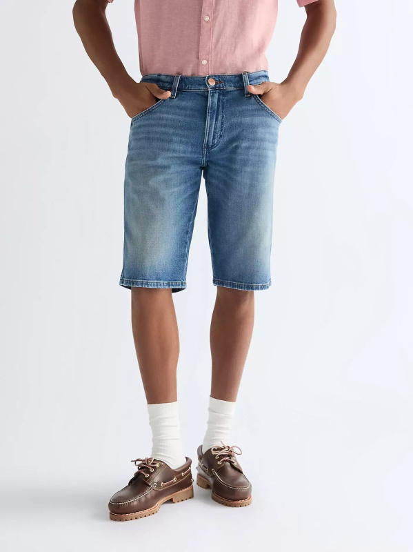 Pánské džínové kraťasy WRANGLER Colton Shorts modré - 40