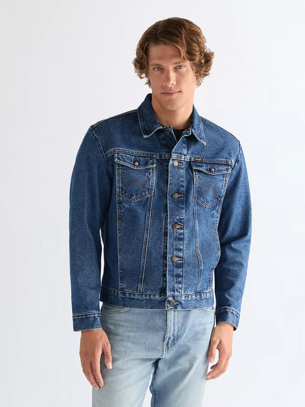 Džínová bunda WRANGLER COWBOY CUT JACKET STONEWASH 112378960 Velikost: 2XL