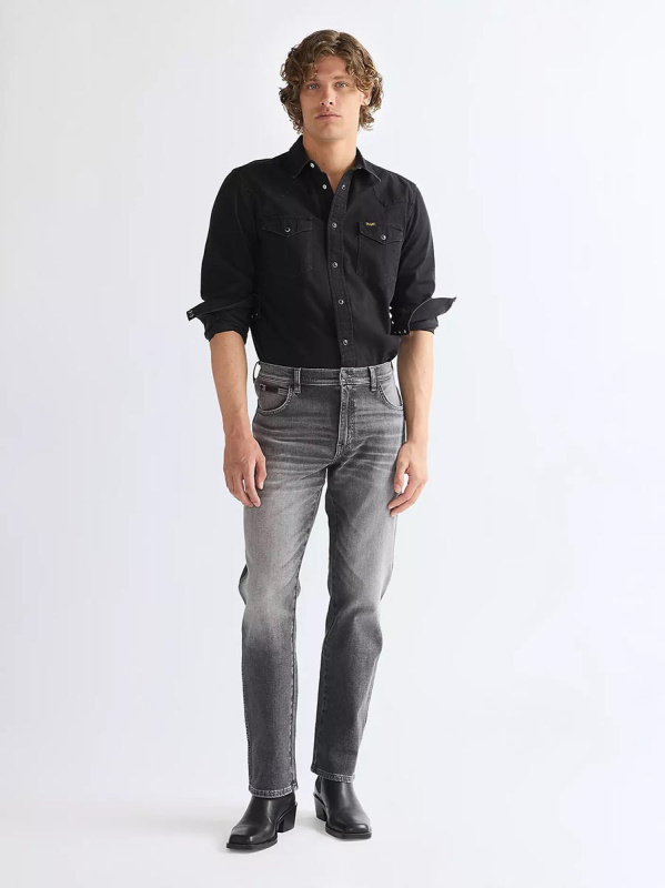 Pánské džíny WRANGLER TEXAS SMOKY GRANITE 112386863 Velikost: 36/30