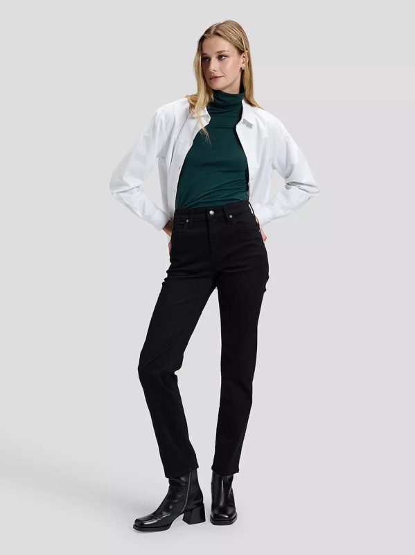 Dámské džíny LEE CAROL BASE BLACK 112387557 Velikost: 31/31