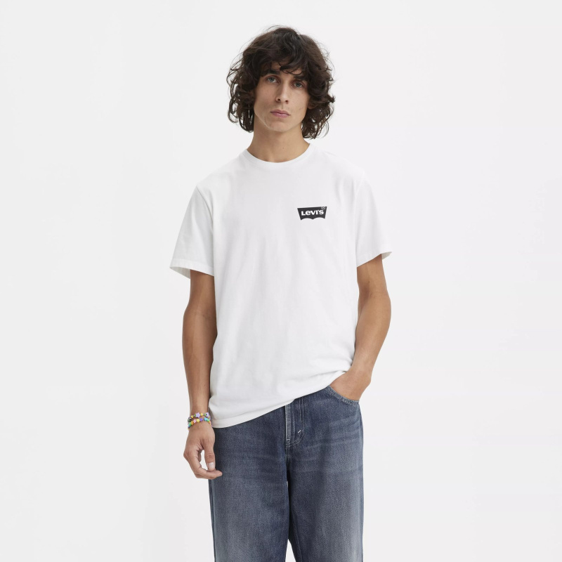 Pánské tričko LEVI'S bílé - S