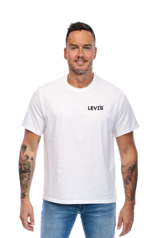 Pánské tričko k.r. LEVI'S bílé-XXL