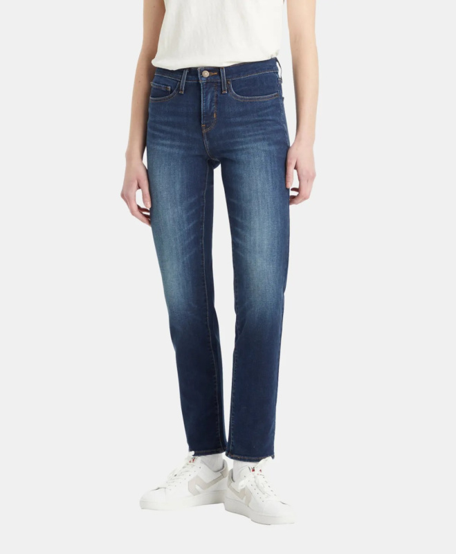 Dámské džíny Levis 312 tmavě modré-seprané - 32/32