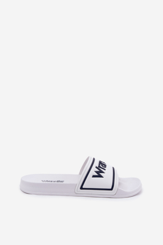 Pánské Pantofle WRANGLER AVERELL SLIDER MEN LOW 20251042.1FG Bílé 41