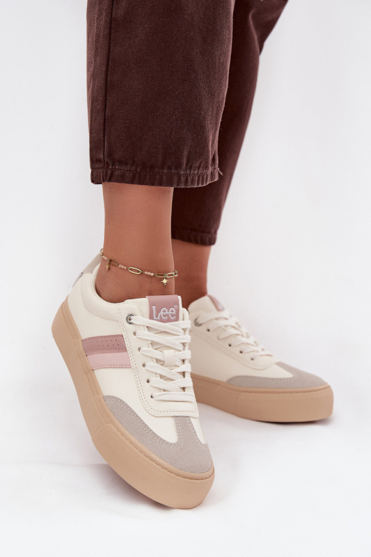 Dámské tenisky LEE AILANI WOMEN LOW 50253004.02A Vybledlá bílá 36