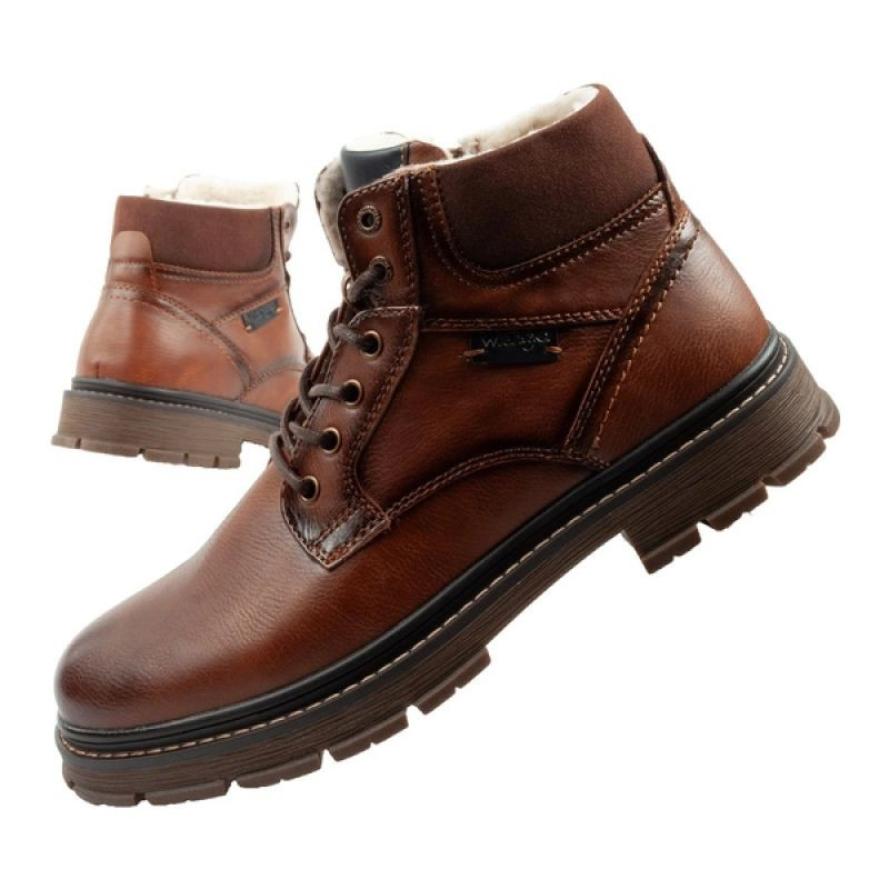 Pánské boty Wrangler Noah sable boots smart insulated brown 46